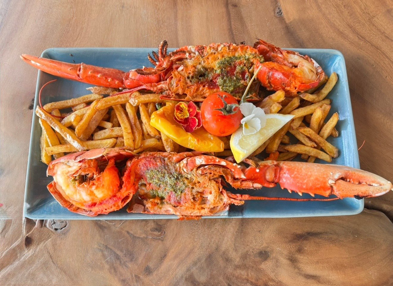Homard Bleu rôti au four